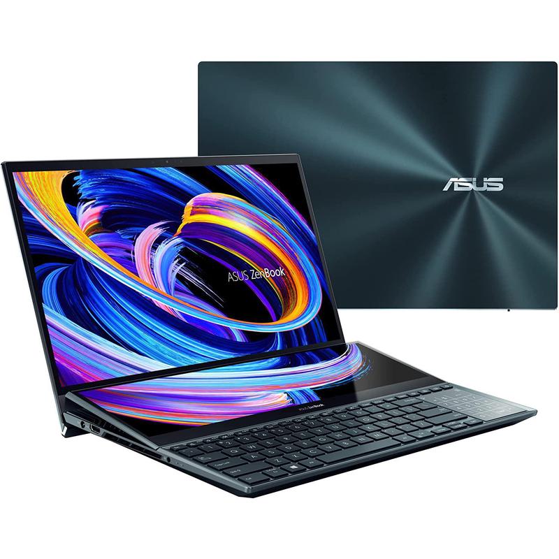 华硕（ASUS）ZenBook Pro Duo 15 笔记本电脑 12代 i9 32G内存 Celestial Blue/天蓝色 1TB SSD和华硕（ASUS）FA507NU7735教育行业哪个产品更为合适？从投入产出比来看哪个更经济？